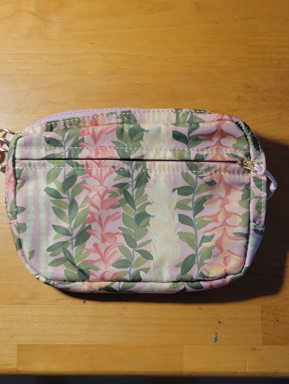 SANDY FEET HAWAII Floral Pink RFID Blocking Wristlet NWT